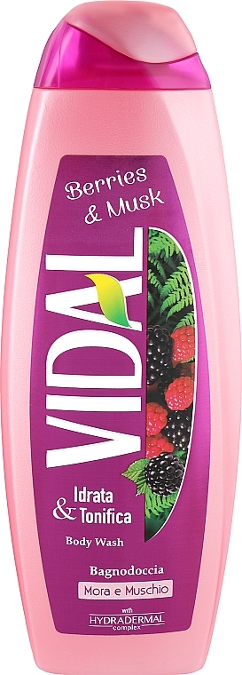 Blackberry & Musk Shower Gel Vidal — image № 2