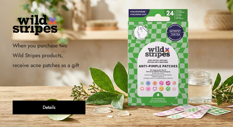 Buy two Wild Stripes products and get a free pack of Anti-Pimple Patches