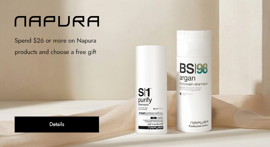 Spend $26 or more on Napura products and choose a free gift 
