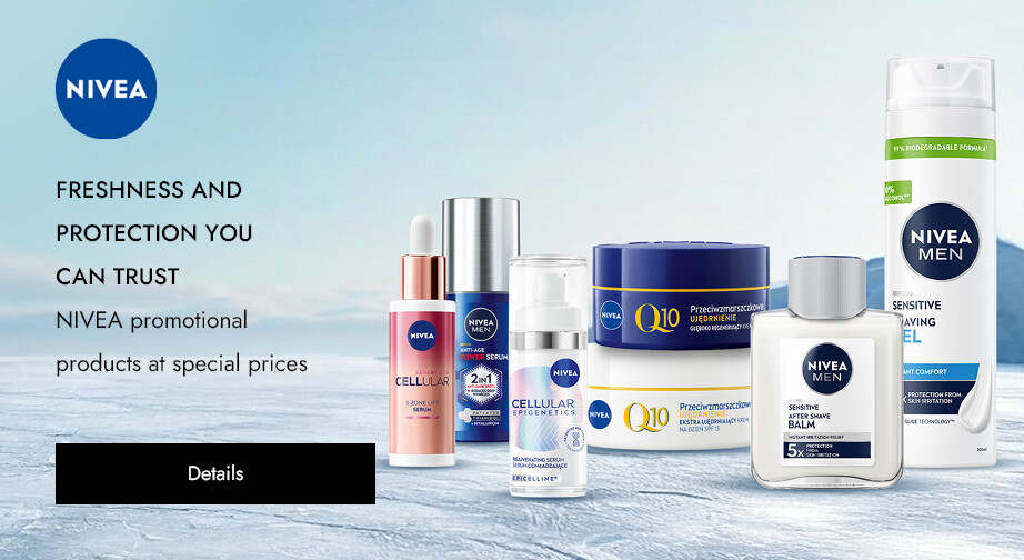 Discount on NIVEA promotional range. Prices on the site already include a discount