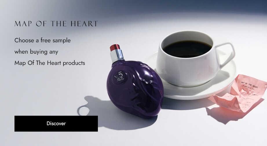Choose a free sample when buying any Map Of The Heart products